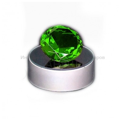 Кристалл зеленый 3 см